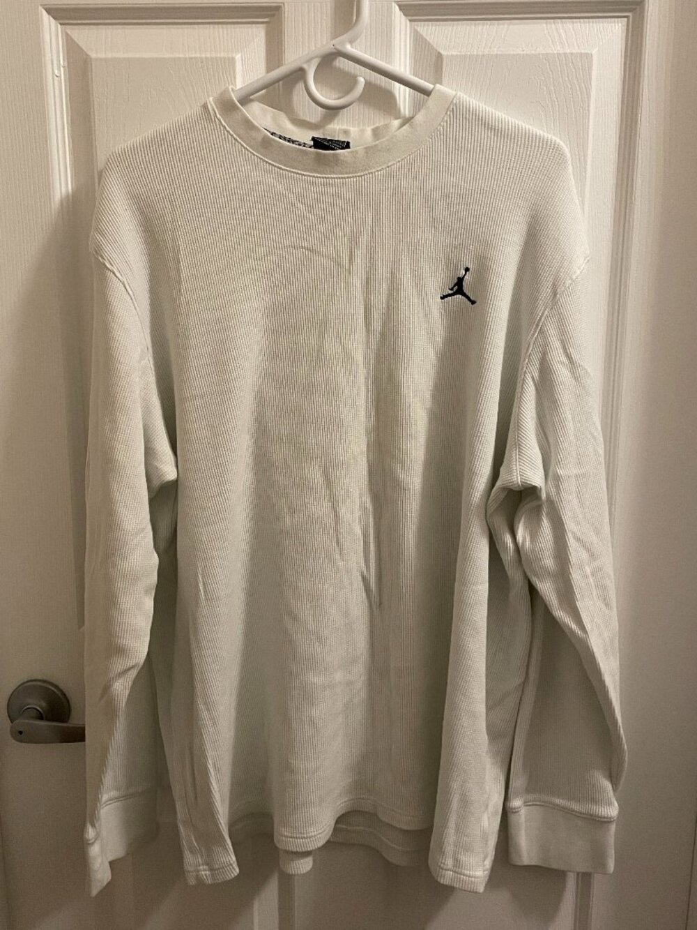 Jordan Long Sleeve Thermal Mens XL White Black 355230-100